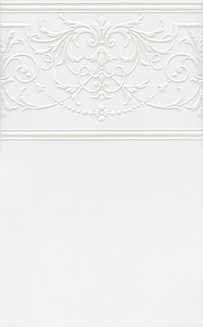 Декор Kerama Marazzi STG/A561/6304 Петергоф белый 25х40