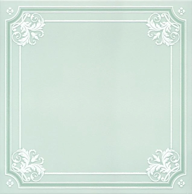 Декор Kerama Marazzi AD/D315/SG1547 Петергоф зеленый 40,2х40,2