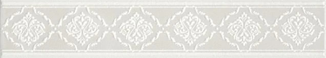 Бордюр Kerama Marazzi AD/A326/SG1544 Петергоф белый 40,2х7,7