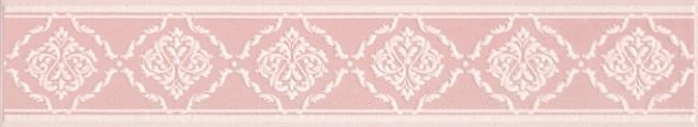 Бордюр Kerama Marazzi AD/C326/SG1546 Петергоф розовый 40,2х7,7