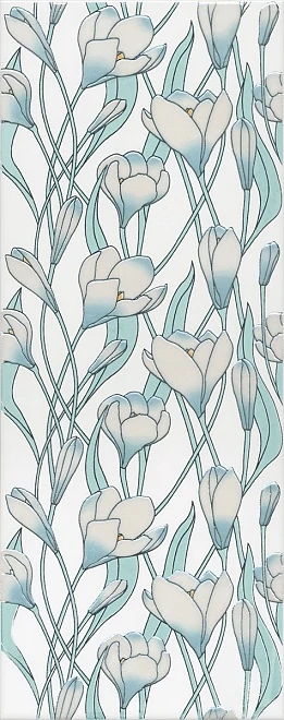 Декор Kerama Marazzi OP/B01/7071T Линьяно Подснежники 20х50