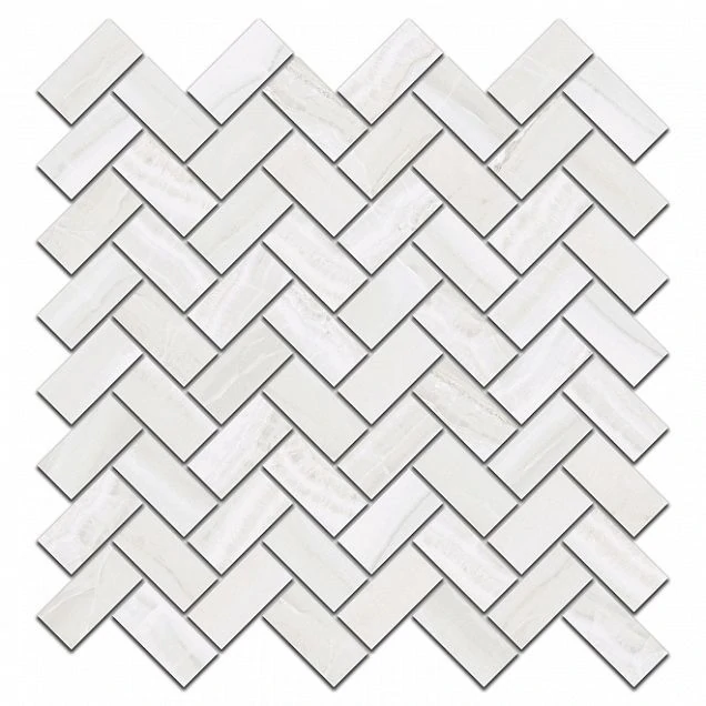 Декор Kerama Marazzi SG190/007T Контарини белый мозаичный 31,5x30x0,9