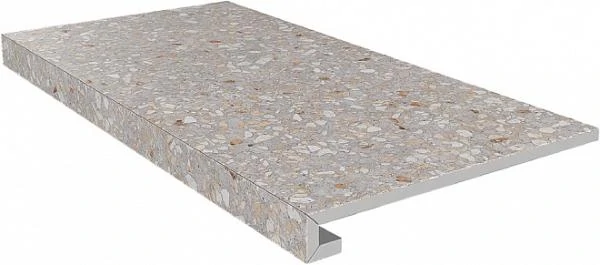 Ступени Kerama Marazzi Терраццо Клееная Бежевый 33x60 9мм SG632020R/GCF