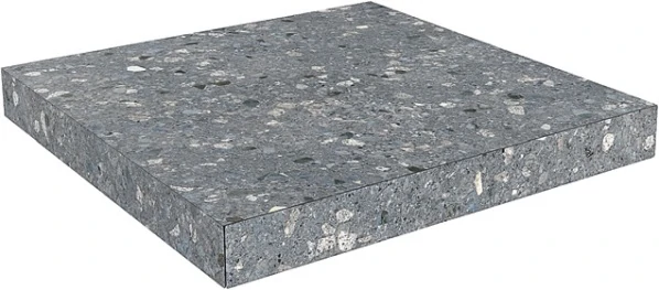Ступень Kerama Marazzi Терраццо Серый темный угловая SG632800R/GCA