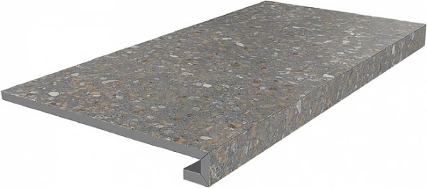 Ступень Kerama Marazzi Терраццо Коричневый SG632200R/GCF
