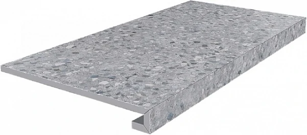 Ступень Kerama Marazzi Терраццо Серый SG632600R/GCF