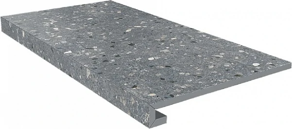 Ступень Kerama Marazzi Терраццо Серый светлый SG632800R/GCF