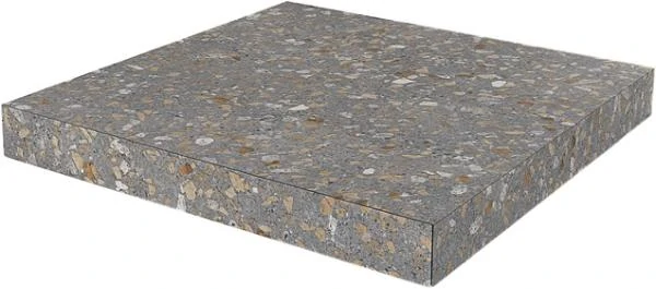 Ступени Kerama Marazzi Терраццо Угловая Клееная Коричневый 33x33 9мм SG632220R/GCA