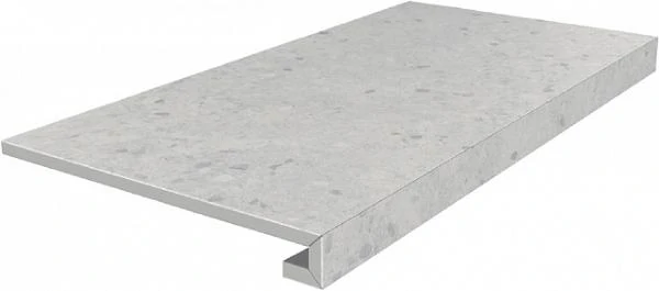 Ступени Kerama Marazzi Терраццо Клееная Серый Светлый 33x60 9мм SG632420R/GCF
