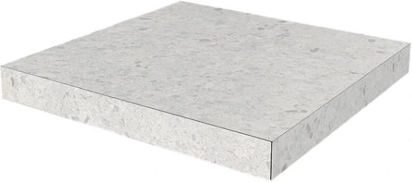 Ступени Kerama Marazzi Терраццо Угловая Клееная Серый Светлый 33x33 9мм SG632420R/GCA