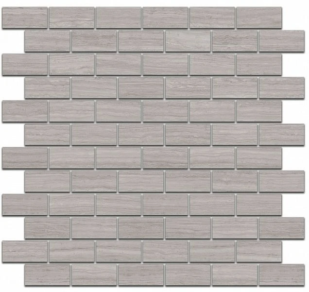 Декор Kerama Marazzi MM13039 Грасси серый мозаичный 32х30