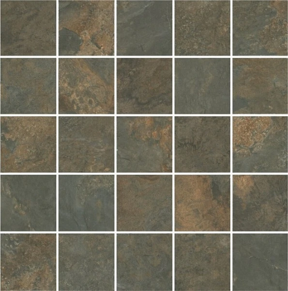 Декор Kerama Marazzi MM12132 Рамбла коричневый мозаичный 25x25