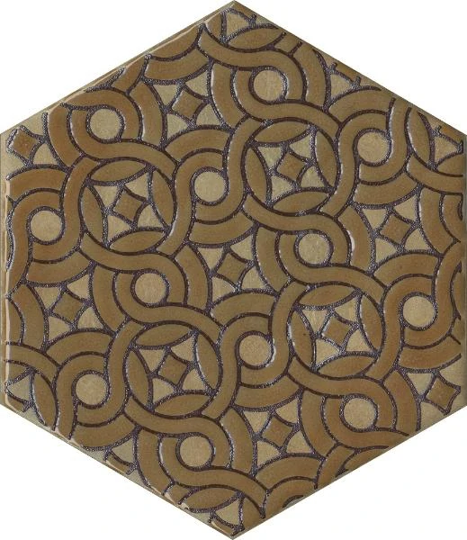 Декор Kerama Marazzi VT/A559/SG23039N Гроссето жёлтый 20x23,1