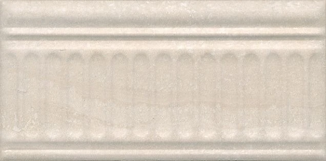Бордюр Kerama Marazzi 19047/3F Олимпия бежевый 20х9,9
