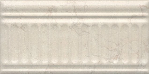Бордюр Kerama Marazzi 19027/3F Резиденция беж структурированный 20х9.9