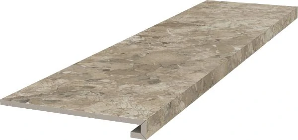 Ступени Kerama Marazzi Ирпина Бежевая обрезная клееная DL503000R/GCF