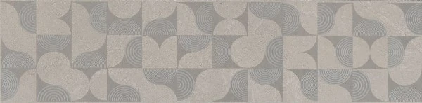 Бордюр Kerama Marazzi AZ/B005/11232R Авенида серый светлый матовый обрезной 60х14,5
