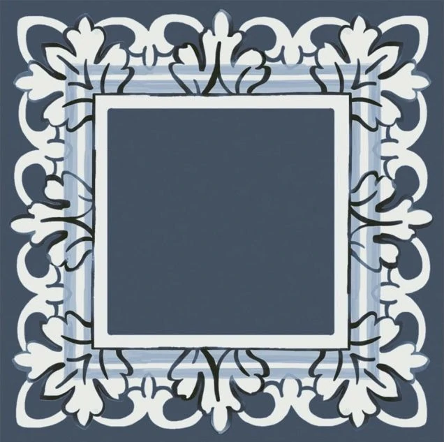 Декор Kerama Marazzi HGD/A525/TOB001 Алмаш синий глянцевый 9,8х9,8