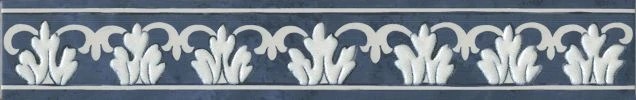 Бордюр Kerama Marazzi DC/A34/SG9174 Алмаш синий 30х4,9