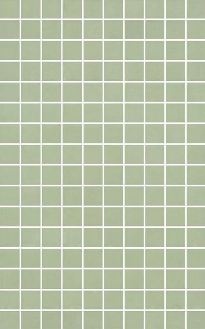 Декор Kerama Marazzi MM6409 Левада мозаичный зеленый светлый глянцевый 25х40