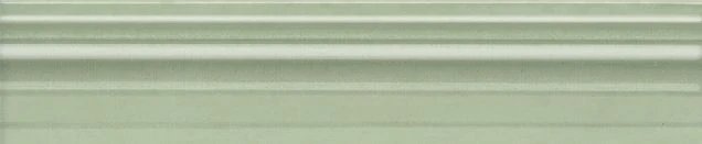 Бордюр Kerama Marazzi BLE018 Багет Левада зеленый светлый глянцевый 25х5,5