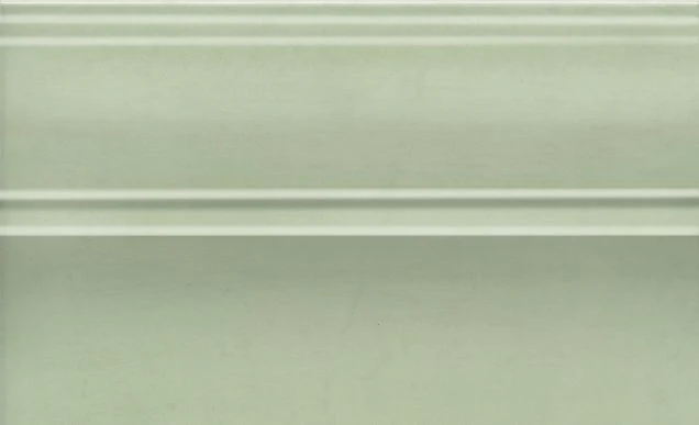 Плинтус Kerama Marazzi FMB027 Левада зеленый светлый глянцевый 25х15