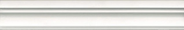 Бордюр Kerama Marazzi BLC025R Багет Магнолия белый матовый обрезной 30х5