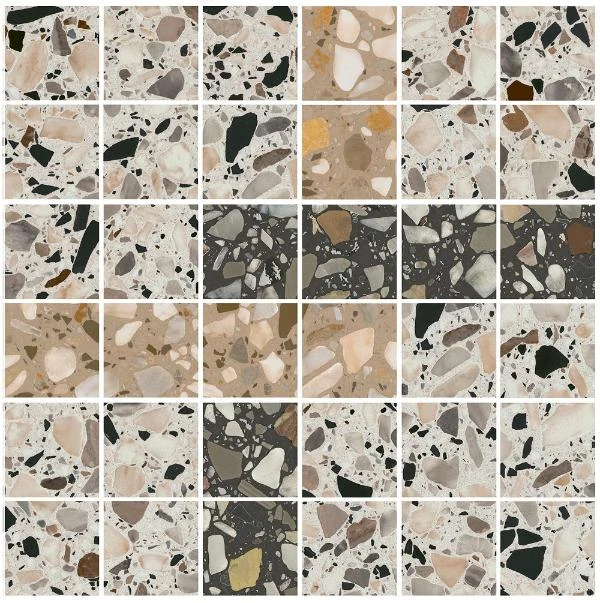 Мозаика Kerama Marazzi Бричиола 2 Мозаичный Лаппатированный 30x30 SG6532/MM