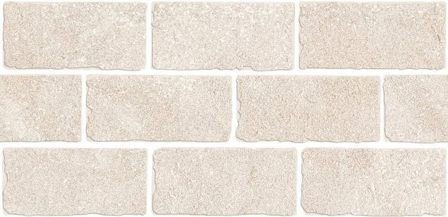 Бордюр Kerama Marazzi BR022T Роверелла бежевый светлый мозаичный 34,5x14,7x0,9