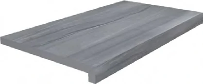 Ступень Kerama Marazzi Роверелла Клеёная тип L серый DL600400R20/GLF