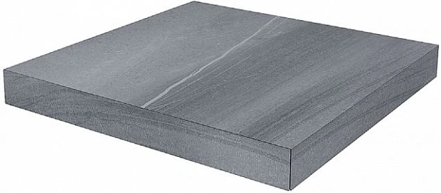 Ступени Kerama Marazzi Роверелла Угловая клееная левая серый 9мм 33x33 DL500520R/GCS