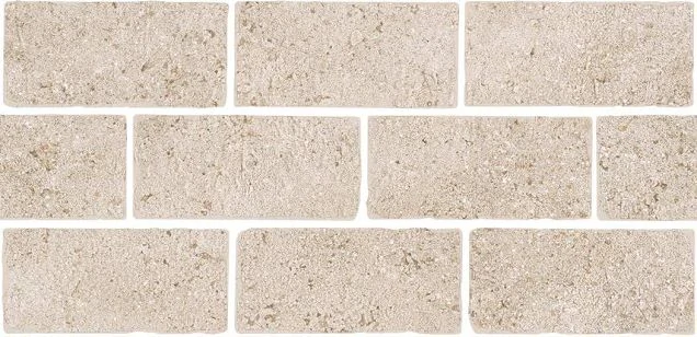 Бордюр Kerama Marazzi BR024T Роверелла бежевый мозаичный 34,5x14,7x0,9