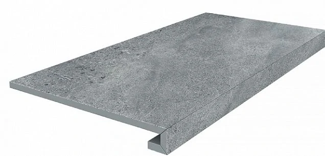 Ступень Kerama Marazzi Про Матрикс Клееная серый темный обрезной 60х33 DD602300R/GCF