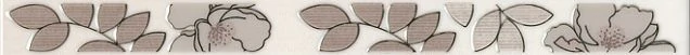 Бордюр Kerama Marazzi STG/A235/15010 Ньюпорт Цветы коричневый 40x3