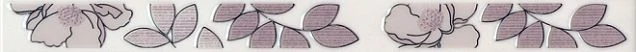 Бордюр Kerama Marazzi STG/C235/15010 Ньюпорт Цветы фиолетовый 40x3