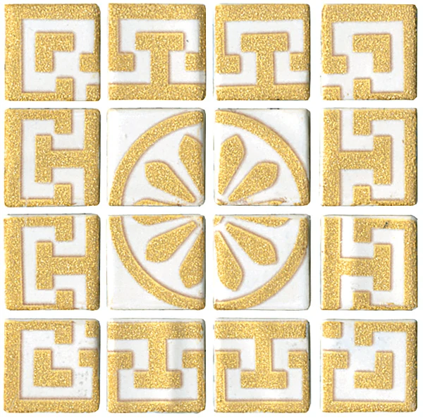 Мозаика Kerama Marazzi Ритм Золотой орнамент DT28