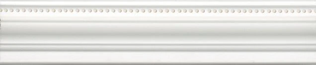 Бордюр Kerama Marazzi BLE022R Багет Фару белый матовый обрезной 25х5,5