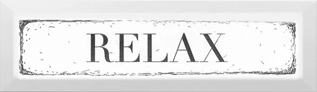 Декор Kerama Marazzi NT/B27/9001 (NT/B27/2882) Relax черный 8,5x28,5