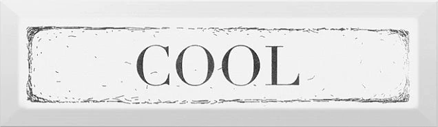 Декор Kerama Marazzi NT/B28/9001 (NT/B28/2882) Cool черный 8,5x28,5