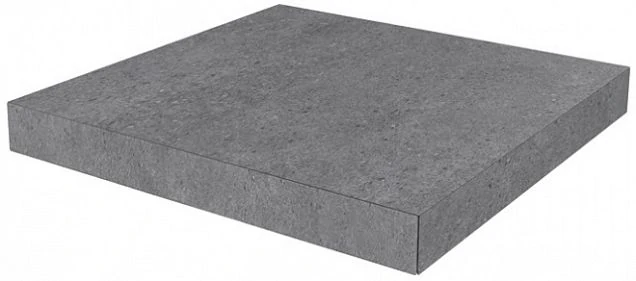 Ступень Kerama Marazzi Фондамента Серый темный угловая DL501000R/GCA