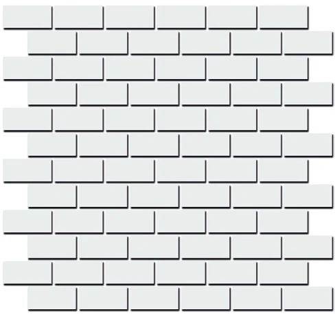 Декор Kerama Marazzi 191/001 Турнон белый матовый мозаичный 32x30