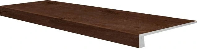 Ступень Kerama Marazzi Сальветти Евро проходная вишня обрезной 30x119.5