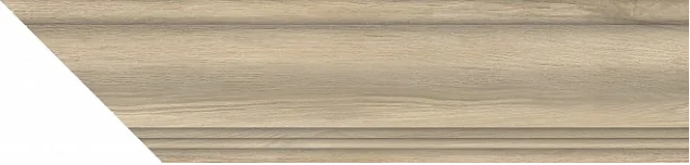 Плинтус Kerama Marazzi SG5401/BSS/SO Сальветти капучино горизонтальный левый 38.5х8