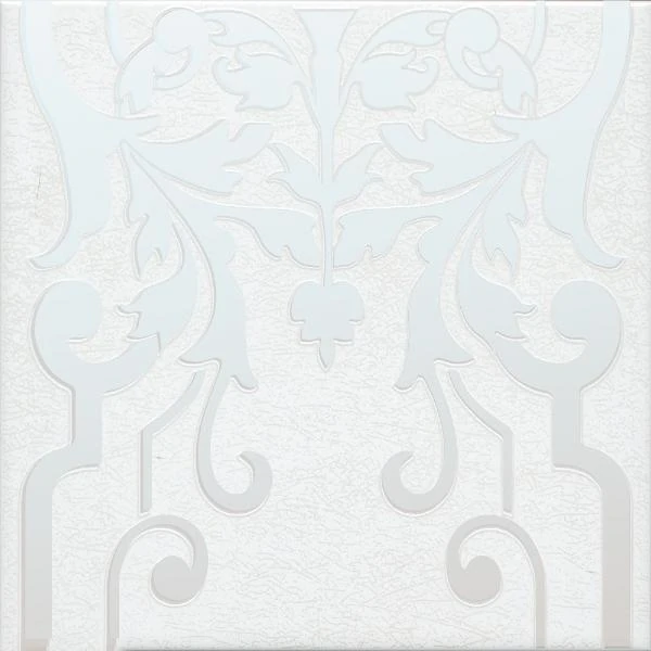 Декор Kerama Marazzi HGD/A566/5155 Барберино 2 белый глянцевый 20x20
