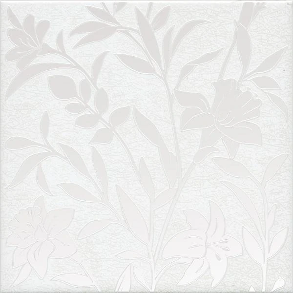 Декор Kerama Marazzi HGD/A568/5155 Барберино 4 белый глянцевый 20x20