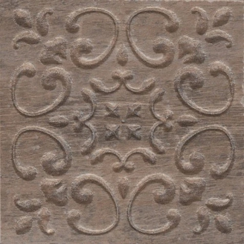 Декор Kerama Marazzi STG/C481/SG1550 Браш Вуд коричневый тёмный 9.9х9.9