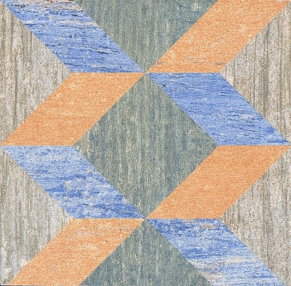 Декор Kerama Marazzi AD/A393/TU6001 Колор Вуд микс 13x13