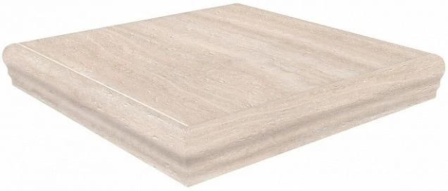 Ступень Kerama Marazzi Пантеон Беж левая угловая 34x34 SG157200R/GR/ANS