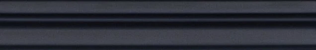Бордюр Kerama Marazzi BLC019R Багет Тропикаль чёрный обрезной 30х5