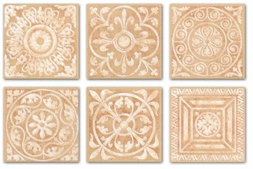 Декор Kerama Marazzi D1294/TU0600 Сонет карамель 5х5